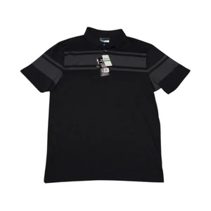 Camisa Polo Grande PGA Tour Para Hombre Serie Pro NUEVA CON ETIQUETAS Negra Ajuste Atlético - Imagen 1 de 8