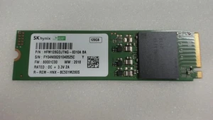 SK Hynix 128GB M.2 2280 NVMe Internal SSD HFM128GDJTNG-8310A - Afbeelding 1 van 2