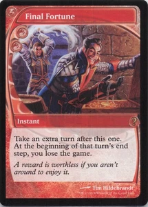 Final Fortune (Future Sight) MB2 Regular Rare #190 NM MTG - Picture 1 of 2