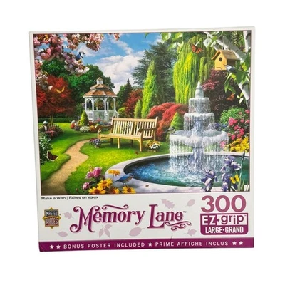 MasterPieces Memory Lane Make A Wish 300 Piece EZ Grip Jigsaw Puzzle Garden - Image 1 of 4