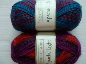 Northland Apache Light  gradient 100% wool yarn, Spirit, lot of 2 (153 yds ea) - Picture 1 of 2