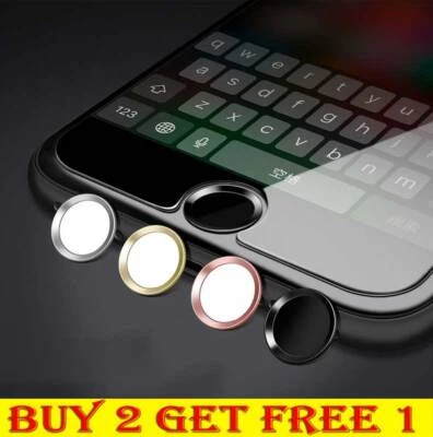 Quickly Unlock Finger Print Home Button Sticker Touch ID For iPhone 7 5S 6S 2Pcs