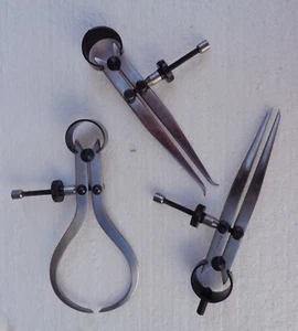Dividers *Inside & Outside spring calipers* A grade 250mm 3 piece set - Imagen 1 de 3