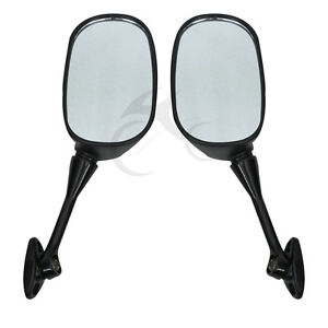 Pair Black Rear View Mirrors Fit For Honda CBR600RR 2003-2023 CBR1000RR 2004-07