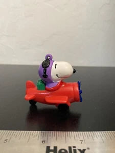 Vintage United Feature Snoopy Red Airplane Christmas Ornament Holiday Peanuts - Picture 1 of 5