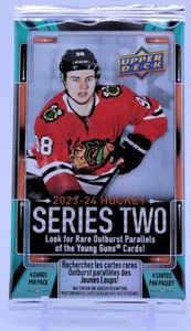 2023-24 Upper Deck Series 2 "BEDARD YG HUNT" Factory Sealed Packs - Picture 1 of 2