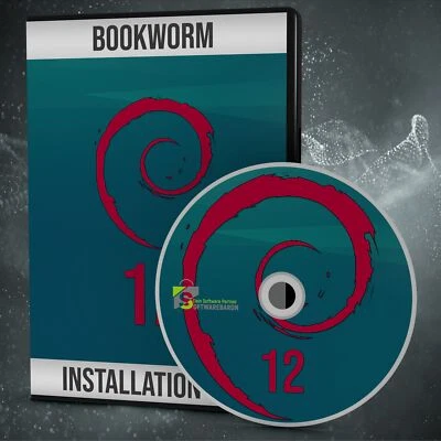 NEU: Debian 12 Bookworm LTS Betriebssystem DVD inkl. Anleitung Markenware - Bild 1 von 2