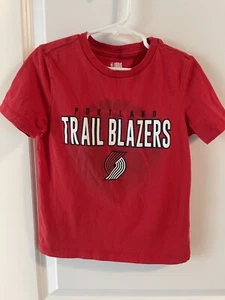Portland Trailblzer red t shirt size kids XS (5) - Picture 1 of 3