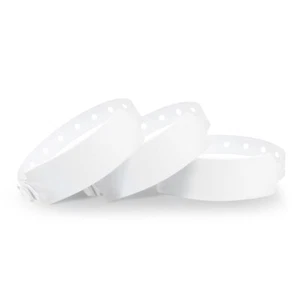 Colored Wristbands 100 Pack - Colored Wristbands for Events, Vinyl Wrist Band... - Picture 1 of 7