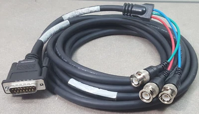 Apple Video Cable, 15 Pins male to 3 BNC male. (10 ft long.) - Image 1 of 4