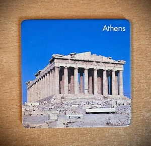 ATHENS - SOUVENIR REFRIGERATOR MAGNET FROM GREECE - OLD & RARE - Picture 1 of 1
