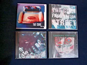 The Cure 4 CD maxi-singles remixes Lovesong Fascination Street Lullaby Mint Car - Imagen 1 de 2