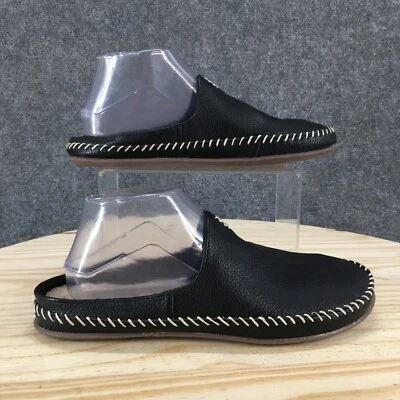 Sandalias planas Skechers para mujer 9 calce relajado informales sin cordones 31748 negras Foto 1 de 4