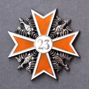 3291 Segunda Guerra Mundial Polaco 23º Regimiento Grodno Uhlan RÉPLICA DE INSIGNIA - Imagen 1 de 1