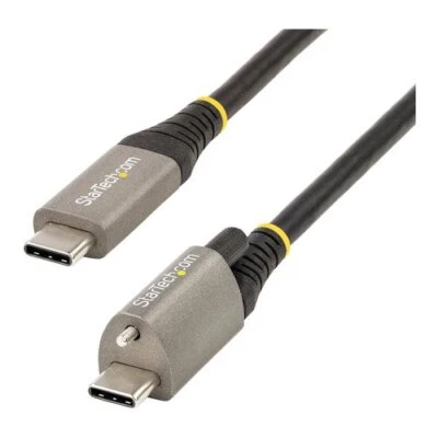 Startech.Com Cavo USB C 3.2 Gen 2 100W Black e Grey 0,5m USB31CCTLKV50CM - Immagine 1 di 4