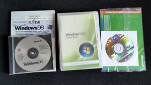 Windows 98, Vista und XP CDs sowie Lizenz - Bild 1 von 1