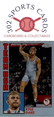 2024 Topps Chrome U.S. Olympics 1984 Topps #84T-11 Kyle Dake - Image 1 of 2