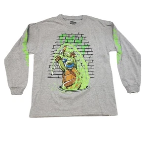 Ninja Turtles Medium T Shirt Gray Kids Boys Teenage Mutant Long Sleeve - Picture 1 of 6
