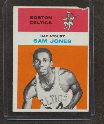 1961-62 Fleer Basketball #23 Sam Jones, Boston Celtics, HOF, Good - Image 1 of 2