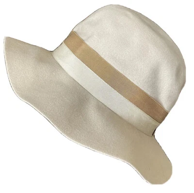 Sombrero vintage para mujer Betmar New York Paris lana tostado. 7” tamaño 12” diámetro Foto 1 de 4