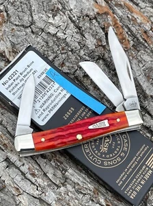 CASE XX *a 2025 KINFOLKS JIG INDIAN PAINT BRUSH MEDIUM STOCKMAN KNIFE KNIVES - Picture 1 of 7