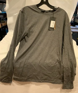 Hugo Boss Men's Tenison Crew Neck Long Sleeve Shirt, Style# 50531201, Size L - Picture 1 of 7