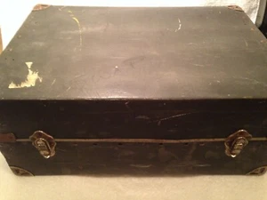 Antique 1920s Salesman's Travel Sample Trunk, William Bal Trucks, small size . - Picture 1 of 12