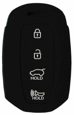 Keyless Entry Key Fob Rubber Remote Cover Protector for Hyundai Kona Accent - Image 1 of 2