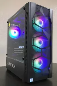 Custom Gaming Desktop PC Intel i7-7700 16GB SSD + HD RTX 3080 10GB WiFi BT W10H - Picture 1 of 7