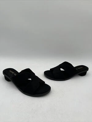 Anne Klein Timmy Women's Slide Sandal Black Size 6.5M - image 1 of 4