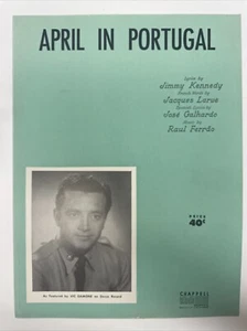 April in Portugal by Raul Ferrao, Piano Sheet Music (1953) - Picture 1 of 4