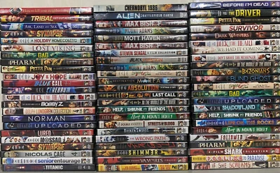 Wholesale Lot of 30 Assorted DVD Movies -Mixed Genres, No Duplicates - NEW,Cheap - Image 1 of 4