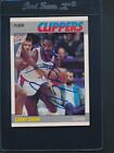 1987/88 Fleer #29 Larry Drew Clippers Signed Auto *D9910