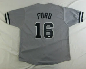 Whitey Ford Signed New York Yankees Jersey (JSA COA)10xAll Star Starting Pitcher - Picture 1 of 7