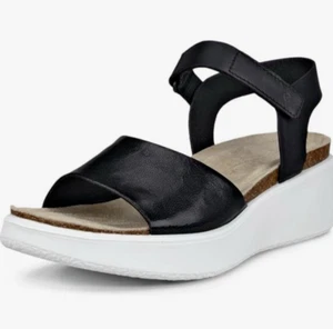 Sandalias ECCO Flowt Plataforma Corksphere Para Mujer Talla 36 US 5 5.5 Cuña $150 Minorista - Imagen 1 de 5