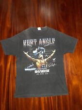 Rare Vintage Y2K WWF Kurt Angle It's True T Shirt Size L