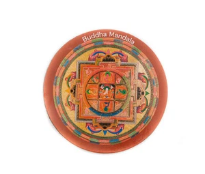 Magnet Kühlschrank Magnet, Mandala Von Buddha 73 MM 9304 - Picture 1 of 1