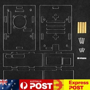 AU For Raspberry Pi 5 Acrylic Case Protective Shell Transparent Case(model A) - Bild 1 von 11