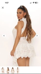 Fashion Nova Lucy Lace Mini NWT - Picture 1 of 7