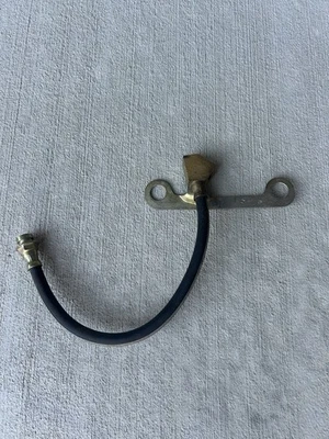 NOS 1968 1969  Lincoln Front LH Brake Line Hose & Bracket C8VA-2b218-A - Image 1 of 4