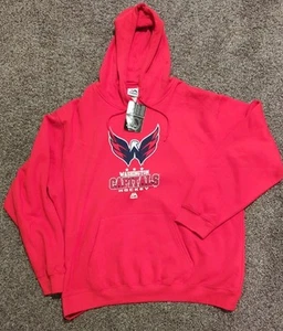Sudadera con Capucha Washington Capitals Para Hombre 2XL Roja NHL Pullover Sudadera con Capucha - Imagen 1 de 2