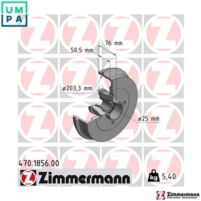 2x BRAKE DRUM 470.1856.00 FOR RENAULT K9K718/740/820 1.5L D7F800 D4F772 1.1L - Image 1 of 4