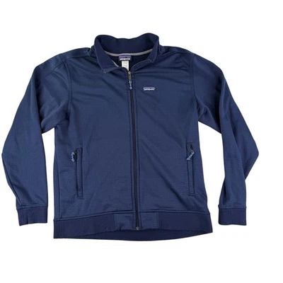 Chaqueta Patagonia Para Hombre XL Azul Upslope Vellón Cremallera Completa Abrigo 27270 Foto 1 de 4