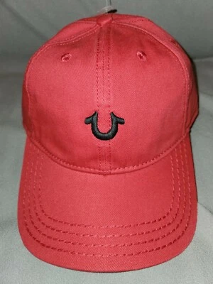 TRUE RELIGION HS CORE БЕЙСБОЛЬНАЯ КЕПКА ШЛЯПА МУЖСКОЙ РЕМЕНЬ КРАСНЫЙ НОВЫЙ АУКЦИОН - Изображение 1 из 4