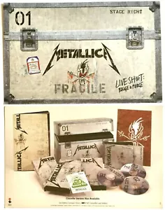 METALLICA BOX 2 VINTAGE PROMO 11 1/2"X12 1/2" ALBUM FLACH / POSTER 2-SEITIG - NEU! - Bild 1 von 3
