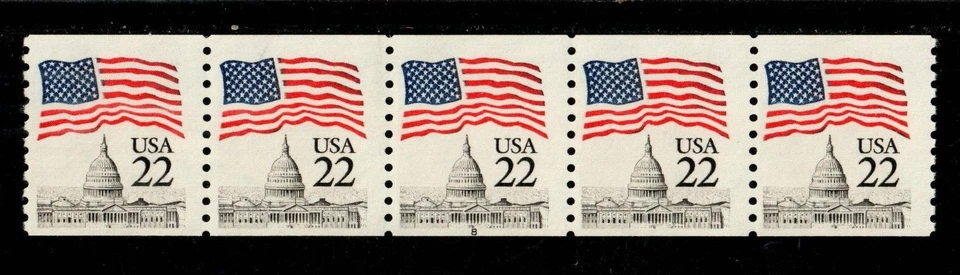 Scott 2115 22¢ Flag over Capitol P#8 MNH Free shipping in the USA - Image 1 of 1