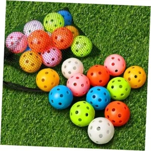 Practice Golf Balls Limited Flight Golf Balls 40mm Hollow Plastic Mixed Color - Picture 1 of 7