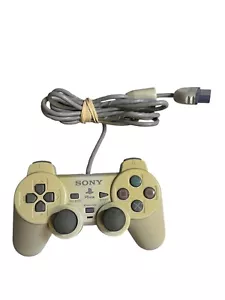 Official Sony PS One PlayStation Dual Shock Controller Grey SCPH-110 - Picture 1 of 9