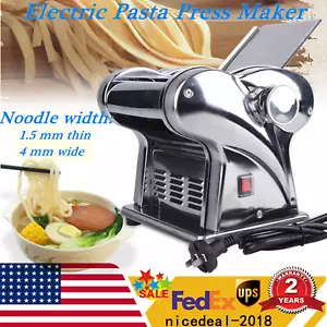 Commercial Electric Dough Roller Sheeter Noodle Pasta Maker Machine Stainless - Picture 1 of 8