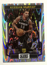 2022-23 PANINI SCORE KEEGAN MURRAY ROOKIE CARD RC RARE /25